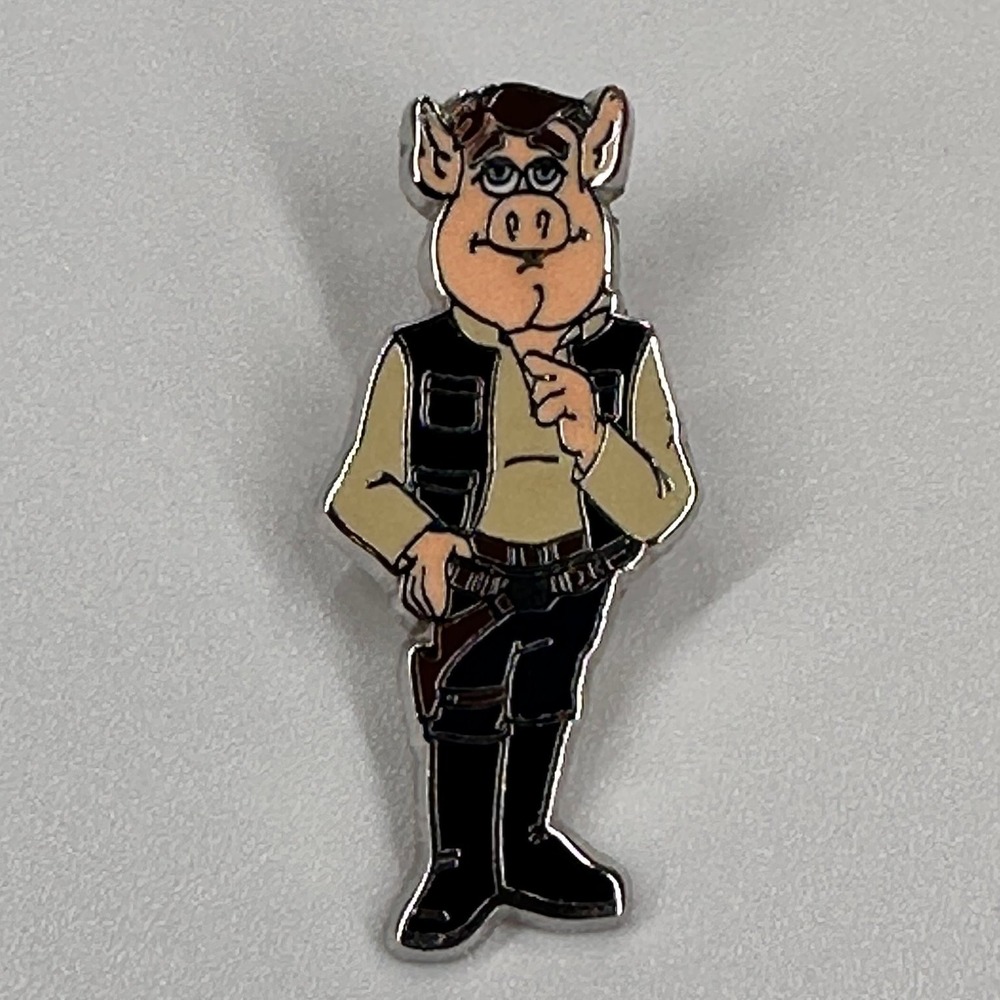 Disney Pin Star Wars Muppets Mystery Collection LINK HOGTHROB as Han Solo 2010
